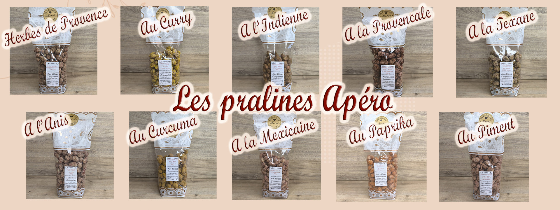 Les pralines Apéro